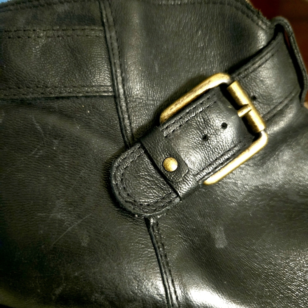 Corso Como Black Leather Ankle Boots - Picture 7 of 7